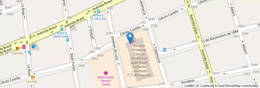 Mapa de ubicacion de Centro Educativo de Nivel Secundario 72, Parque Patricios en آرژانتین, Ciudad Autónoma De Buenos Aires, Comuna 4, Buenos Aires.