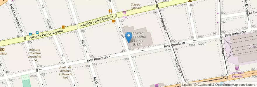 Mapa de ubicacion de Centro Educativo de Nivel Secundario 79, Caballito en Argentina, Ciudad Autónoma De Buenos Aires, Comuna 7, Buenos Aires, Comuna 6.