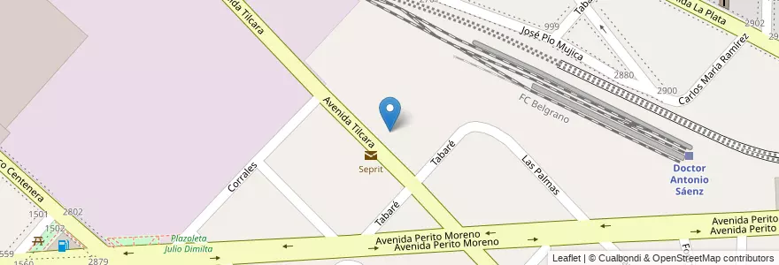 Mapa de ubicacion de Centro Educativo de Nivel Secundario 84, Nueva Pompeya en آرژانتین, Ciudad Autónoma De Buenos Aires, Comuna 4, Buenos Aires.