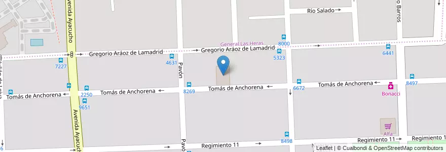 Mapa de ubicacion de Centro Educativo Vida 1468 en الأرجنتين, سانتا في, Departamento Rosario, Municipio De Rosario, روساريو.