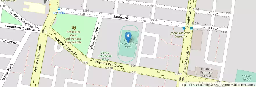 Mapa de ubicacion de Centro E.F. en Argentina, Corrientes, Departamento Capital, Corrientes, Corrientes.