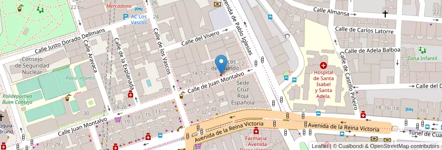Mapa de ubicacion de Centro Europeo de Ortodoncia en 西班牙, Comunidad De Madrid, Comunidad De Madrid, Área Metropolitana De Madrid Y Corredor Del Henares, Madrid.