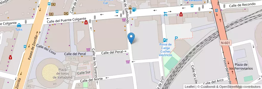 Mapa de ubicacion de Centro Gregorio Fernández en Spagna, Castilla Y León, Valladolid, Valladolid.