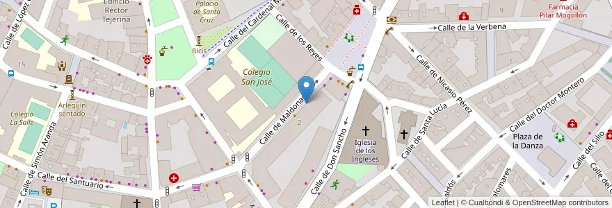 Mapa de ubicacion de Centro Infantil San Antonio en Espagne, Castille-Et-León, Valladolid, Valladolid.