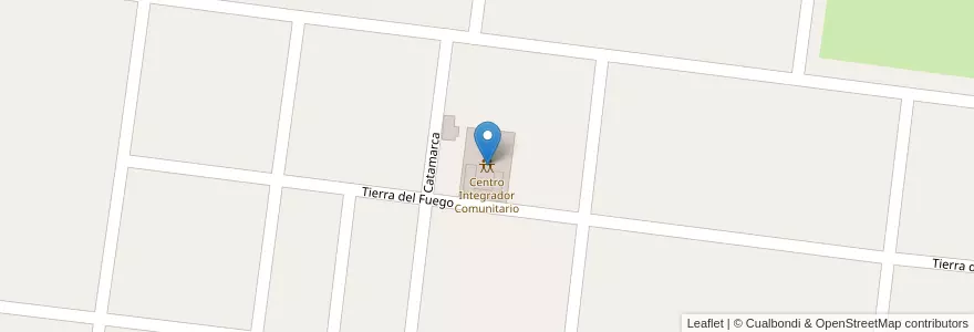 Mapa de ubicacion de Centro Integrador Comunitario en آرژانتین, استان انتره ریوس, Departamento Tala, Distrito Pueblo Segundo, Rosario Del Tala.