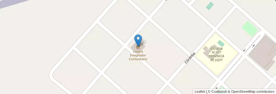 Mapa de ubicacion de Centro Integrador Comunitario en Argentinië, Santiago Del Estero, Departamento Avellaneda.