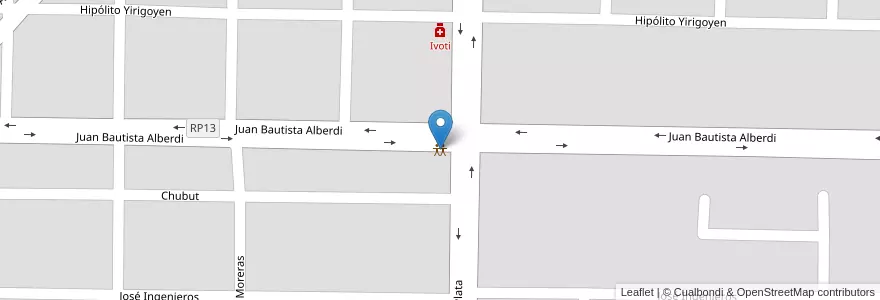 Mapa de ubicacion de Centro Integrador Comunitario en 阿根廷, Chaco, Departamento Mayor Luis Jorge Fontana, Municipio De Villa Ángela, Villa Ángela.