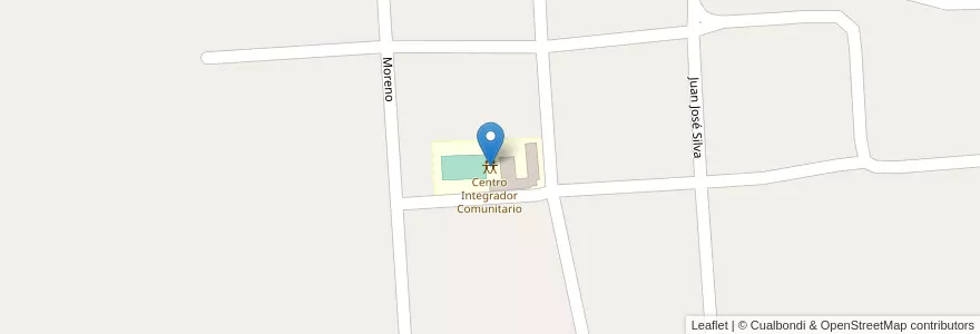 Mapa de ubicacion de Centro Integrador Comunitario en アルゼンチン, コリエンテス州, Departamento Mburucuyá, Municipio De Mburucuyá.