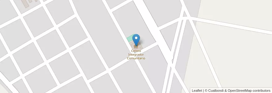 Mapa de ubicacion de Centro Integrador Comunitario en アルゼンチン, チャコ州, Departamento General Güemes, Municipio De El Sauzalito, El Sauzalito.