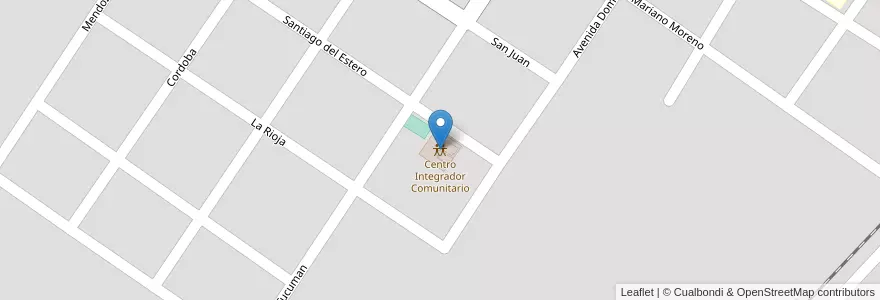 Mapa de ubicacion de Centro Integrador Comunitario en Argentine, Jujuy, Departamento Ledesma, Municipio De Yuto.