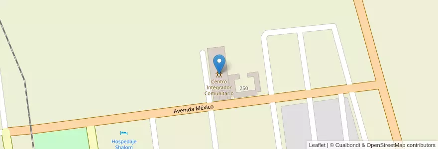 Mapa de ubicacion de Centro Integrador Comunitario en Arjantin, Salta, Anta, Municipio De Las Lajitas, Las Lajitas.