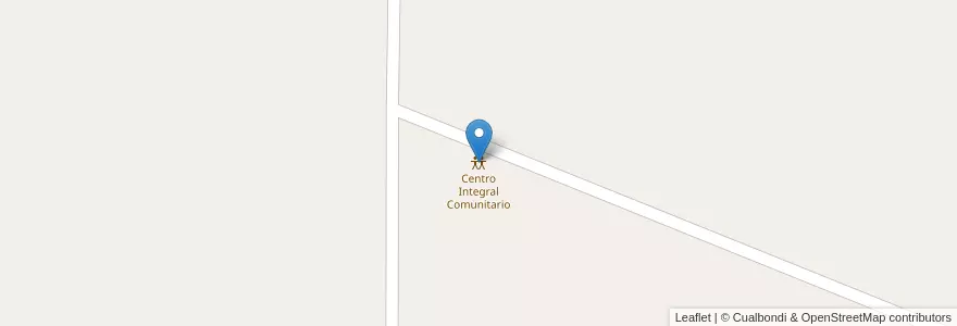 Mapa de ubicacion de Centro Integral Comunitario en アルゼンチン, チャコ州, Departamento Quitilipi, Municipio De Quitilipi.