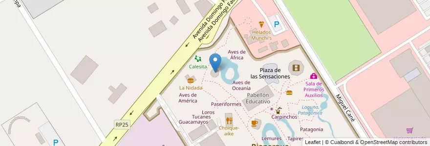 Mapa de ubicacion de Centro Interactivo en アルゼンチン, ブエノスアイレス州, Partido De Escobar, Belén De Escobar.