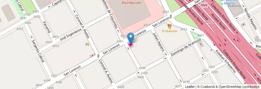 Mapa de ubicacion de Centro Médico Integral Fitz Roy en Arjantin, Buenos Aires, Partido De Vicente López, Vicente López.