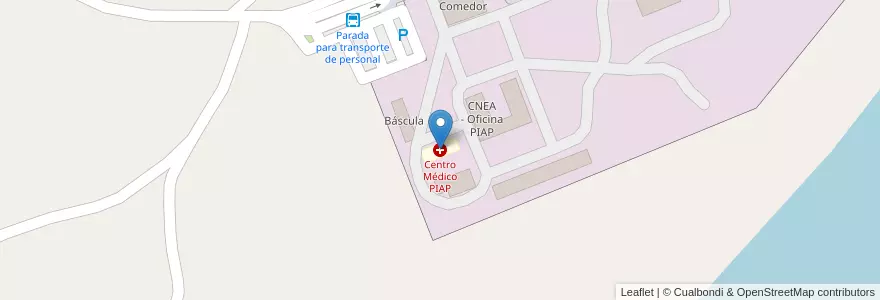 Mapa de ubicacion de Centro Médico PIAP en الأرجنتين, تشيلي, نيوكوين, Departamento Confluencia, Municipio De Senillosa.