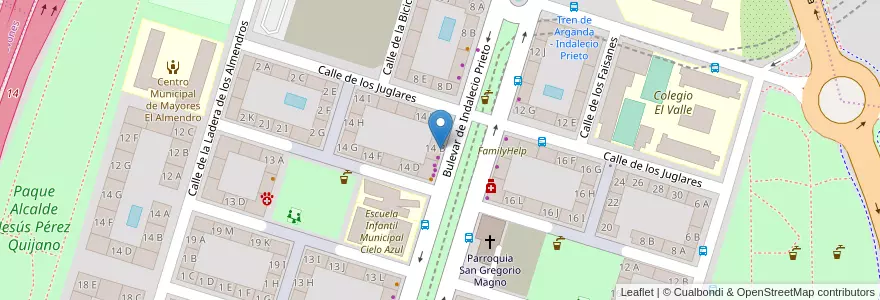 Mapa de ubicacion de Centro Médico Valdebernardo en 스페인, Comunidad De Madrid, Comunidad De Madrid, Área Metropolitana De Madrid Y Corredor Del Henares, 마드리드.