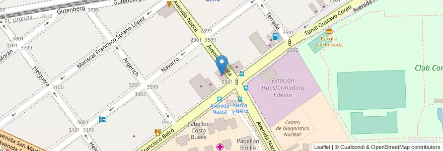 Mapa de ubicacion de Centro Motos, Agronomia en アルゼンチン, Ciudad Autónoma De Buenos Aires, ブエノスアイレス, Comuna 11, Comuna 15.