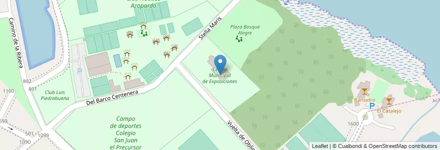 Mapa de ubicacion de Centro Municipal de Exposiciones en アルゼンチン, ブエノスアイレス州, San Isidro.