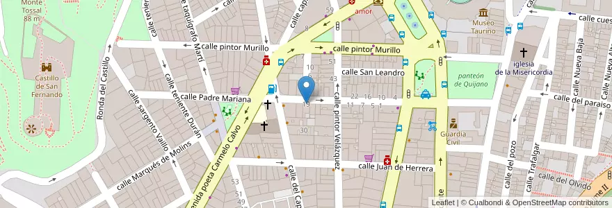 Mapa de ubicacion de Centro Municipal de Formación de Personas Adultas FPA en Испания, Валенсия, Аликанте, Алаканти, Аликанте.