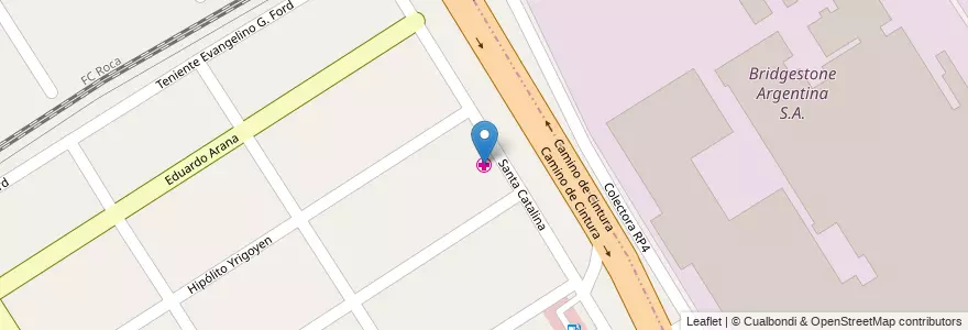 Mapa de ubicacion de Centro Municipal de Rehabilitación en Argentinië, Buenos Aires, Partido De Esteban Echeverría, Luis Guillón.