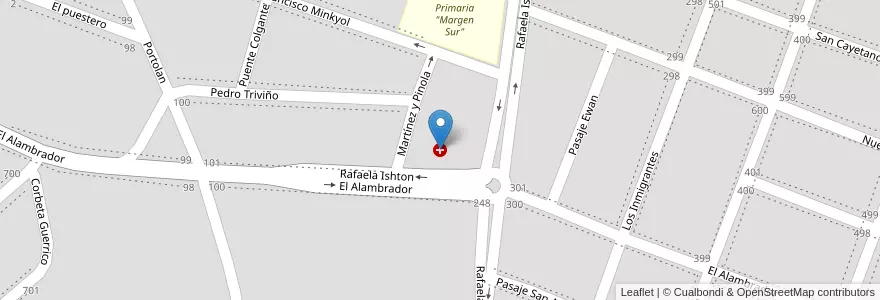 Mapa de ubicacion de Centro Municipal de Salud nº3 Margen Sur en 阿根廷, 火地省, 智利, Río Grande, Departamento Río Grande.