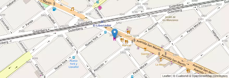 Mapa de ubicacion de Centro Odontológico Devoto, Villa Devoto en الأرجنتين, Ciudad Autónoma De Buenos Aires, Buenos Aires, Comuna 11.