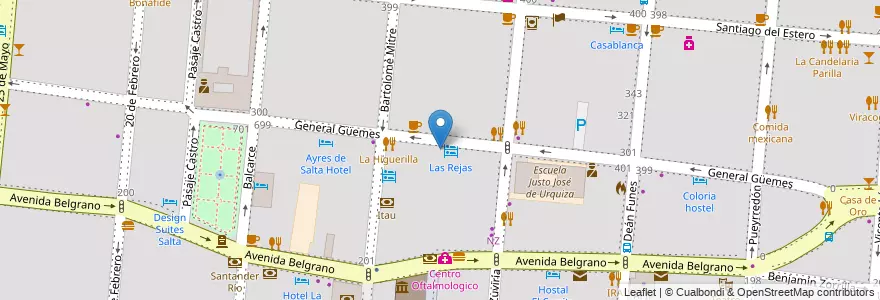 Mapa de ubicacion de Centro Odontologico en Arjantin, Salta, Capital, Municipio De Salta, Salta.