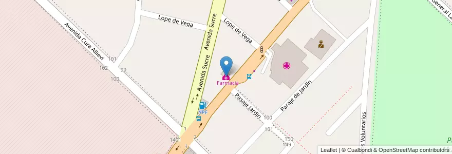 Mapa de ubicacion de Centro Ortopedico Junin en 阿根廷, 布宜诺斯艾利斯省, Partido De San Isidro, Boulogne Sur Mer.
