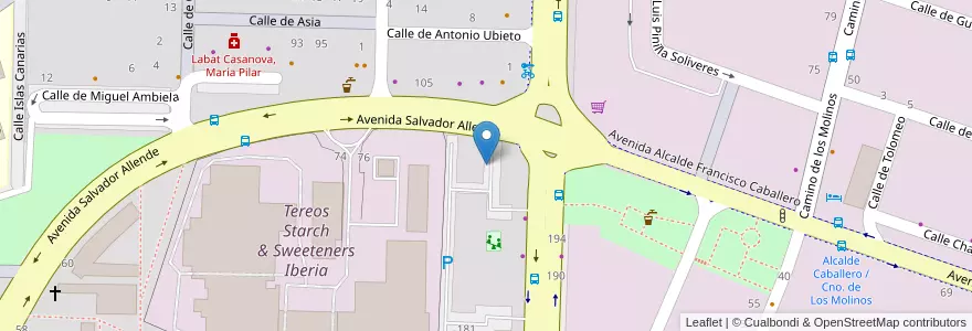 Mapa de ubicacion de Centro Privado de Educación Infantil Children en Spain, Aragon, Zaragoza, Zaragoza, Zaragoza.