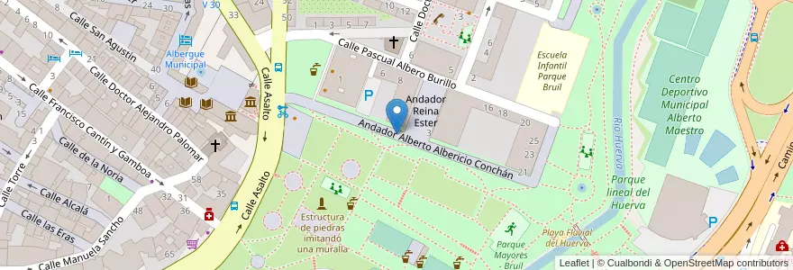 Mapa de ubicacion de Centro Privado de Educación Infantil El Oso del Parque en Spanien, Aragonien, Saragossa, Zaragoza, Saragossa.
