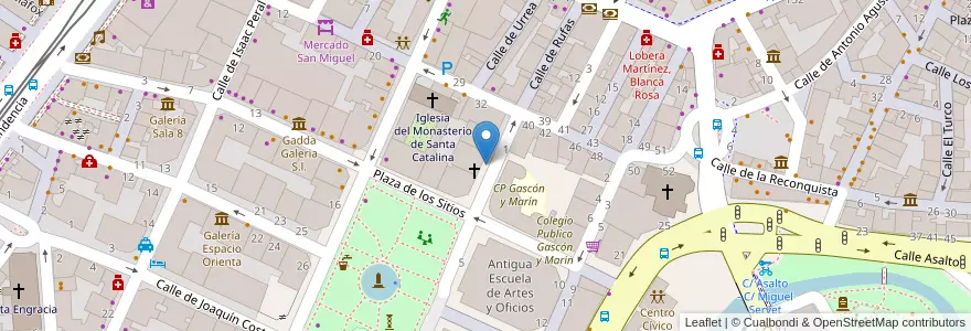 Mapa de ubicacion de Centro Privado de Educación Infantil Jesús Reparador en Espanha, Aragão, Saragoça, Zaragoza, Saragoça.