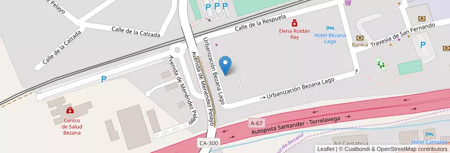 Mapa de ubicacion de Centro Profesional de Danza Alexmar en إسبانيا, كانتابريا, منطقة كانتابريا, Santander, Santa Cruz De Bezana.