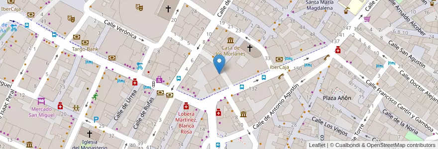 Mapa de ubicacion de Centro Público Concepción Arenal en إسبانيا, أرغون, سرقسطة, Zaragoza, سرقسطة.