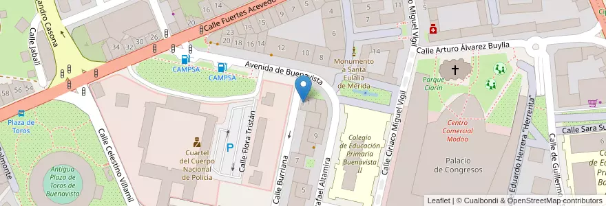 Mapa de ubicacion de Centro Social El Cristo I en Espagne, Asturies, Asturies, Oviède.