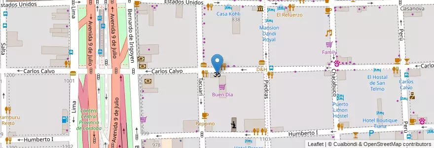 Mapa de ubicacion de Centro Sri Sathya Sai Baba, Constitucion en آرژانتین, Ciudad Autónoma De Buenos Aires, Comuna 1, Buenos Aires.