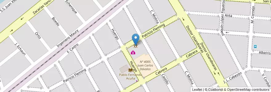 Mapa de ubicacion de Centro Vecinal de Villa Primavera en 阿根廷, Salta, Capital, Municipio De Salta, Salta.