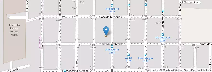 Mapa de ubicacion de Centro Vecinal Yofre Norte en Argentina, Córdoba, Departamento Capital, Pedanía Capital, Córdoba, Municipio De Córdoba.