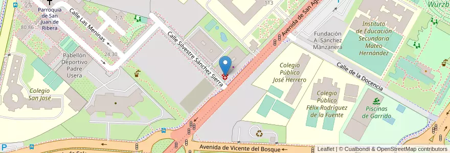 Mapa de ubicacion de Centro Veterinario ArgosVet en Spagna, Castilla Y León, Salamanca, Campo De Salamanca, Salamanca.