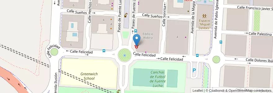 Mapa de ubicacion de Centro veterinario "Fuente Lucha" en Espagne, Communauté De Madrid, Communauté De Madrid, Área Metropolitana De Madrid Y Corredor Del Henares, Alcobendas.