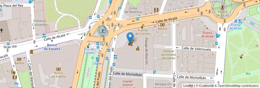 Mapa de ubicacion de CentroCentro en Испания, Мадрид, Мадрид, Área Metropolitana De Madrid Y Corredor Del Henares, Мадрид.