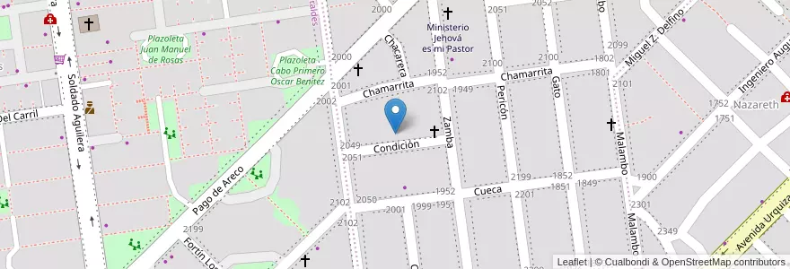 Mapa de ubicacion de CEP N° 68 Anexo en Argentinien, Chaco, Departamento San Fernando, Resistencia, Resistencia.