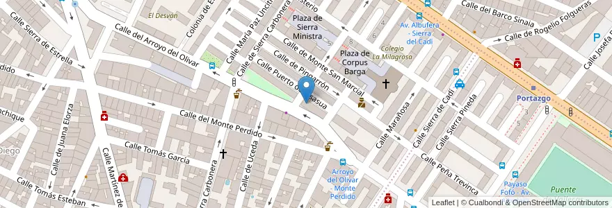 Mapa de ubicacion de CEPA La Albufera en إسبانيا, منطقة مدريد, منطقة مدريد, Área Metropolitana De Madrid Y Corredor Del Henares, مدريد.
