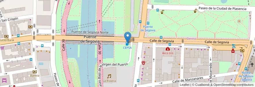 Mapa de ubicacion de CEPSA en Sepanyol, Comunidad De Madrid, Comunidad De Madrid, Área Metropolitana De Madrid Y Corredor Del Henares, Madrid.