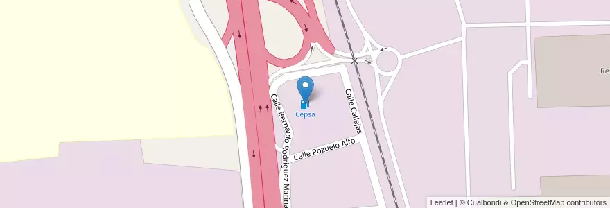 Mapa de ubicacion de Cepsa en スペイン, カスティーリャ・イ・レオン州, Valladolid, Valladolid.