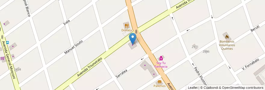 Mapa de ubicacion de Ceramisur en Argentine, Province De Buenos Aires, Partido De Quilmes, Quilmes.
