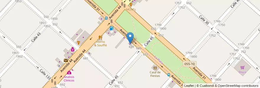 Mapa de ubicacion de Cerrajería GP, San Carlos en 阿根廷, 布宜诺斯艾利斯省, Partido De La Plata.