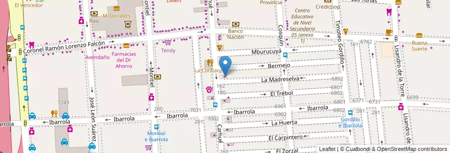Mapa de ubicacion de Cerrajeria, Liniers en Argentina, Autonomous City Of Buenos Aires, Comuna 9, Autonomous City Of Buenos Aires.