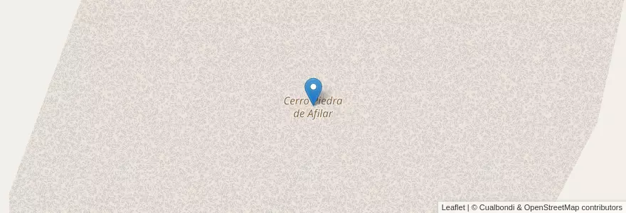 Mapa de ubicacion de Cerro Piedra de Afilar en Arjantin, San Juan, Şili, Pocito.