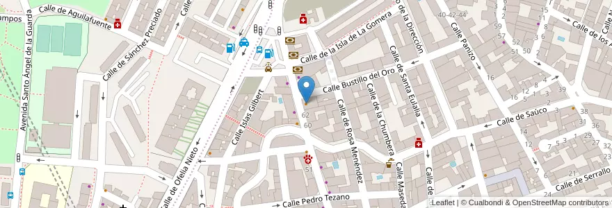 Mapa de ubicacion de Cervecería Bar Salamanca en Espanha, Comunidade De Madrid, Comunidade De Madrid, Área Metropolitana De Madrid Y Corredor Del Henares, Madrid.