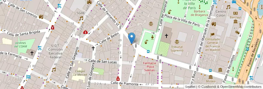 Mapa de ubicacion de Cervecería Dávila en İspanya, Comunidad De Madrid, Comunidad De Madrid, Área Metropolitana De Madrid Y Corredor Del Henares, Madrid.